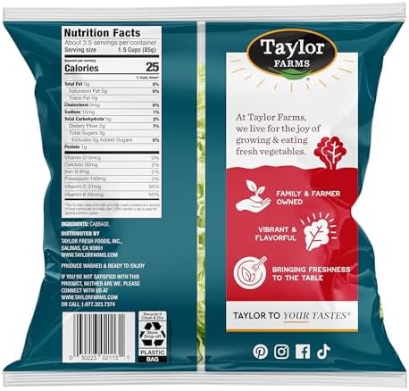 Taylor Farms Angelhair Coleslaw, 10 oz Bag
