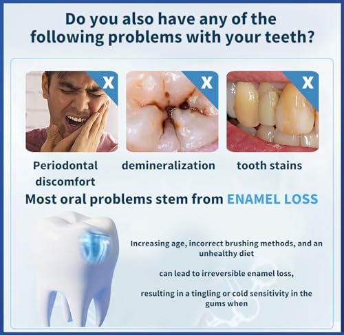 4 Pack Toothpastes,7.5% Toothpaste for Enamel Protection and Tooth Strengthening, Gentle Mint, Fresh Breath, Daily Use for Oral Health (4)
