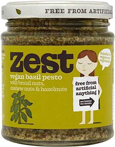 Zest Foods Basil Pesto Suitable For Vegans 340g (Pack of 3)
