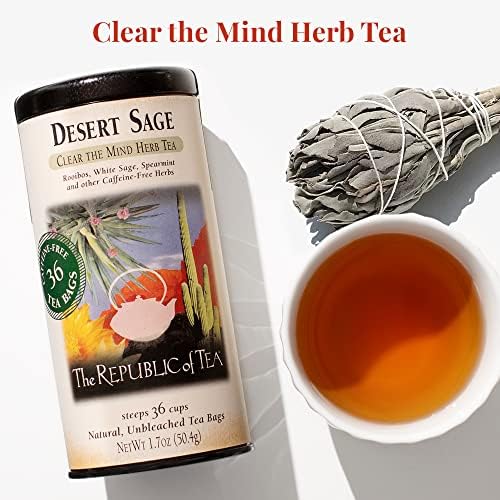 The Republic of Tea - Desert Sage Herbal Tea, 36 Tea Bags