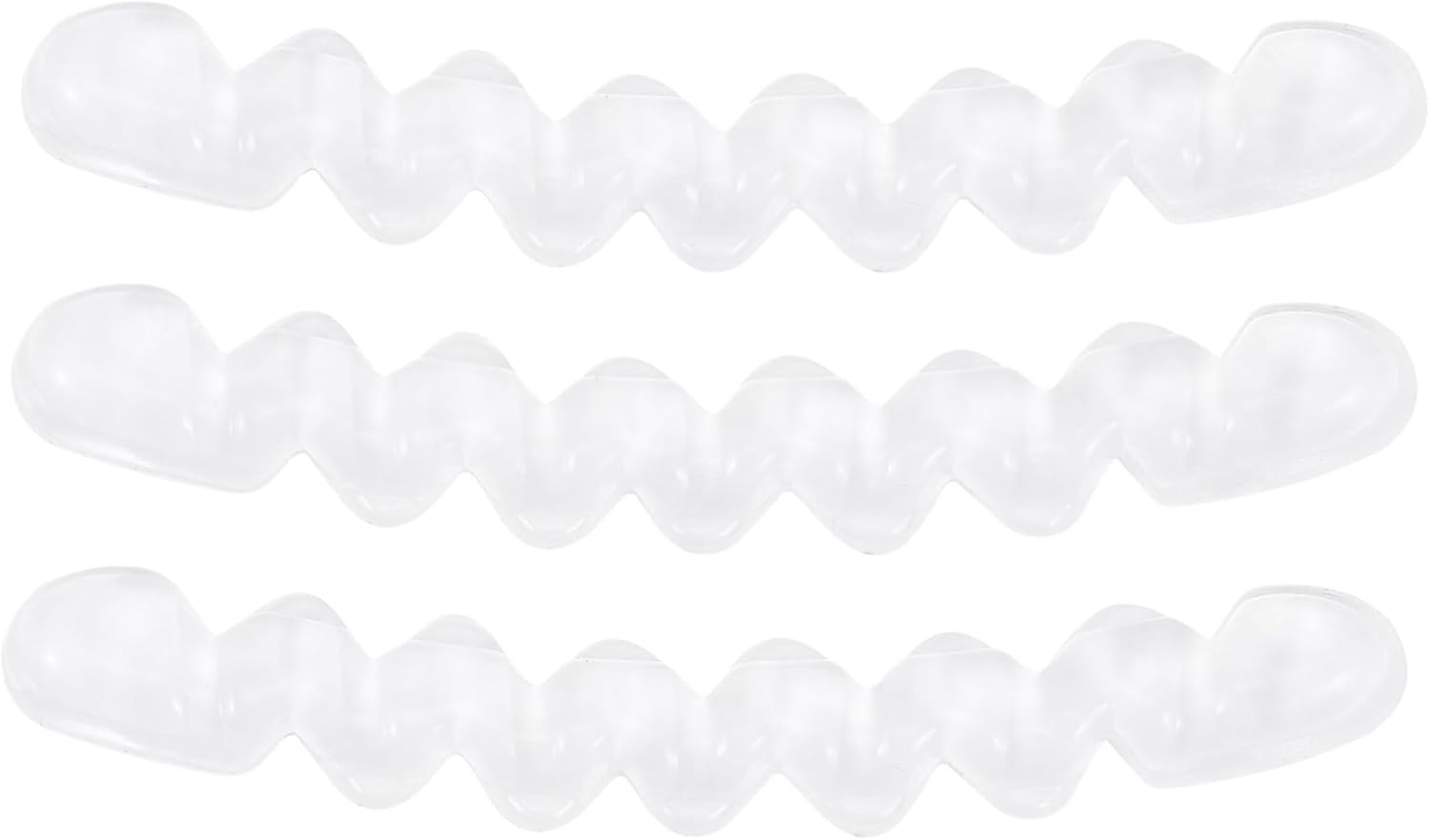 Beaupretty 9pairs - Silicone Half Cushions for High Heels and Sandals Comfortable Gel Insoles for Foot and Shock Absorption Transparent Design