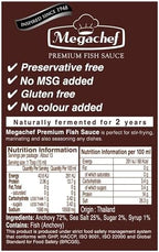 Megachef Thai Fish Sauce 200 Ml (Premium Thai Fish Sauce)