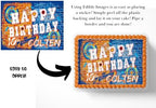 Dart Battle Birthday Cake Topper, Dart War Party Decorations, Dart Gun Party, Dart Gun Cupcake Toppers, Edible Image Cake Topper (1/4 Sheet)
