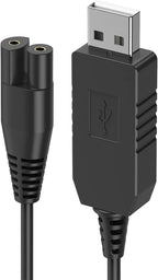 Charger Cord Replacement for Waterpik Water Flosser WP360 WP462 WP450 WF13 WP100 Water Flosser, USB Charging Cable (Black)