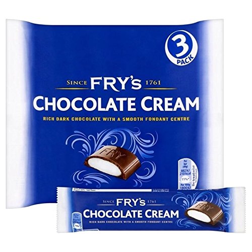 Fry's Chocolate Cream 3 x 49g - Pack of 6