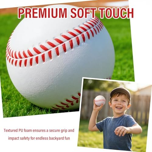 1Pcs Sponge Baseball Beginner Practice Ball Perfect for Beginners, 7 cm Diameter