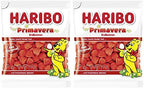 Haribo Primavera Erdbeeren (Strawberry) Gummy Candy 2-Pack (2 x 175g)
