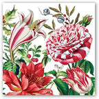 Michel Design Works Luncheon Napkins, Christmas Bouquet