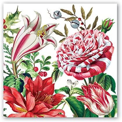 Michel Design Works Luncheon Napkins, Christmas Bouquet