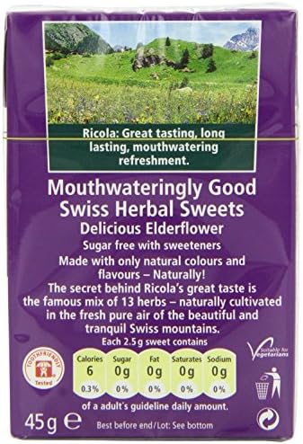 Ricola - Elderflower - 45g