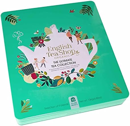 English Tea Shop - Ultimate Tea Collection- Gift Tin - 72 Tea Bags Sachets, 54g