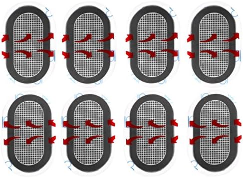 Replacement Arms Gel Pads for ARMS Muscle Training System 2 Sets of 8 Gel Pads
