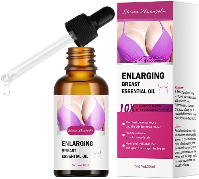 Natural Breast Care Oil & Firming Serum – Organic Essence for Women – Nourishing Massage Oil for Skin Elasticity & Tightening Appearance (1)