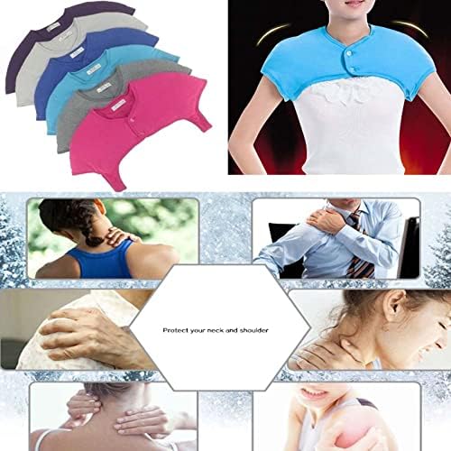 Thicker Shoulder & Neck Warmer for Arthritis, Shoulder & Neck Pain Relief - Shoulder Supports, Black