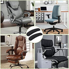 Vin Beauty Office Chair Armrest Covers, 2Pcs Office Removable Arm Rest Covering, Elastic Chair Armrest Covers, Office Seat Hand Rest Protector, Arm Covers Protectors for Office Chair(Black)
