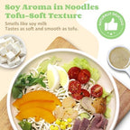 HealSpot Tofu Noodles,High Protein Ramen,Sugar Free Pasta,Low Carb,Low Fat,Low Glycemic,Non GMO,Keto & Plant Based Friendly,Ready to Eat Meals,Made with Pure Soy Milk,Soft,Easy to Digest(6 packs) | Healthy, Light in Taste, Clean Ingredient, Satisfying