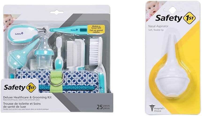 Safety 1st Deluxe 25-Piece Baby Healthcare Kit with Nasal Aspirator