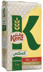 Couscous Kenz Fine - 1kg, Premium Moroccan Couscous, Pantry Staple