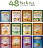 Twinings 48 Tea Bags Herbal Variety Pack – 12 Herbal Flavors, Caffeine-Free, Individually Wrapped, Perfect Tea for Any Occasion