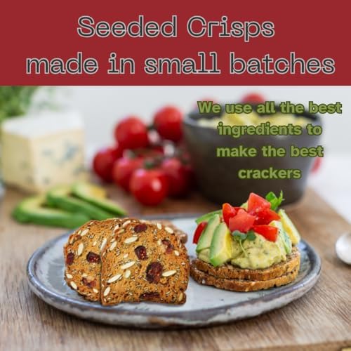 Olina's Bakehouse Crackers, Assorted (2-Pack, Cranberry & Pumpkin - Seeded Crisp)