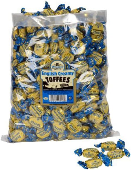 Walkers' Nonsuch English Creamy Toffees | with Whole Milk & Butter | Imported from UK | Traditional British Sweets | Classic English Toffee | 88.18 Oz (2.5kg)