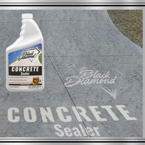 Concrete Sealer Clear Penetrating Waterproofing Spray. The Best Most Durable Sealant for Driveways, Cement Patio Pavers, Brick, Stone Or Any Outdoor Hard Surface. Easy, Long-Lasting Natural Look.