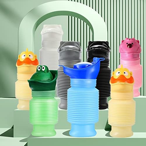 Scalable Emergency Urinal, 750ml Portable Toilet for Car, Portable Mini Outdoor Camping Travel Shrinkable Personal Mobile Toilet Potty Pee Bottle for Kids Adult