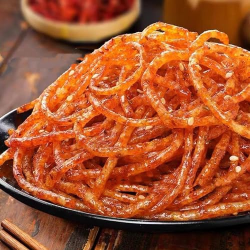 Spicy Strip Small Gluten Latiao Snack Food - Chinese Special Classic Handmade Spicy Gluten Latiao Delicious Snacking, Fragrant Flavour, 4 combinations Packed(4-Pack Combination)