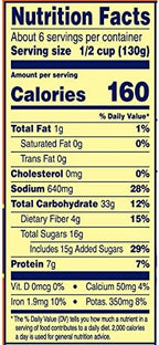 BUSH'S BEST Canned Country Style Baked Beans, Source of Plant Based Protein and Fiber, Low Fat, Gluten Free, 28 oz