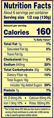 BUSH'S BEST Canned Country Style Baked Beans, Source of Plant Based Protein and Fiber, Low Fat, Gluten Free, 28 oz