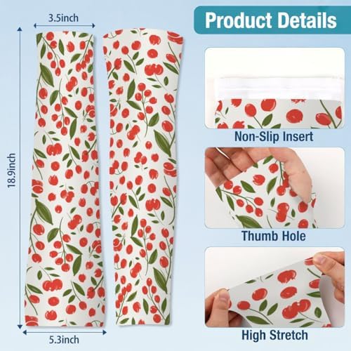 iRudyard Gardening Sleeves Uv Protection Sleeves Sun Protection Mangas Para Brazos Para Mujer Arm Covers 2Pcs