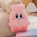 Cute Plush Hot Water Bag, Cartoon Hot Water Bottle with Cute Fleece Cover, Kawaii Design Hand Feet Warmer for Pain Relief, Cramps, Cozy Nights Gifts for Girls Boys Cold Winter (Smile)