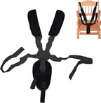 4in1 Universal 5 Point Harness Baby Seat Belt, Adjustable Baby Safety Strap, Child Seat Belts Shoulder Pads, Cushion Crotch Pads for High Chair Stroller, Include Shoulder Pads & Guarding Pad