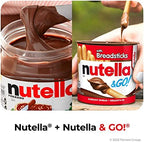 Nutella and Nutella & GO! Bundle, Hazelnut Spread with Cocoa Jar and Snack Packs with Breadsticks, 35.3 oz Jar and 4-Pack