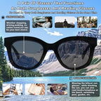 Henotin 4 Pack Bifocal Reading Glasses include Sun Readers for Women Oprah Style Square Blue Light Blocking Eyeglasses