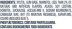 ORBIT WHITE Sweet Mint Sugar Free Soft Chew ADA Approved Chewing Gum, 120 Ct Resealable Bag