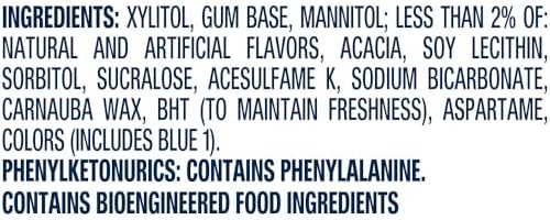 ORBIT WHITE Sweet Mint Sugar Free Soft Chew ADA Approved Chewing Gum, 120 Ct Resealable Bag