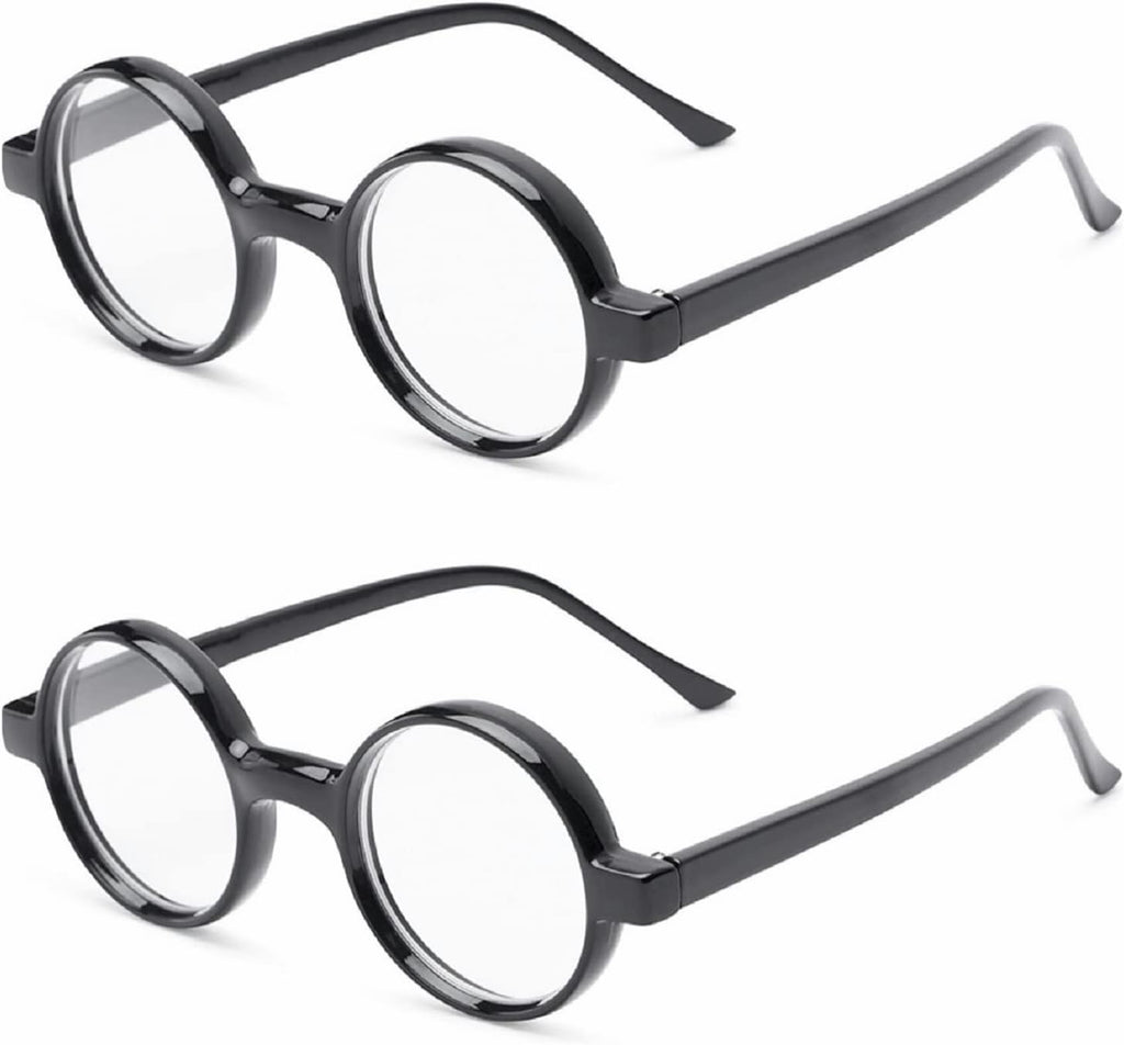 The Wizard, Nerd Style Round Reading Glasses, Totally Round Readers, Black and Brown Tortoise