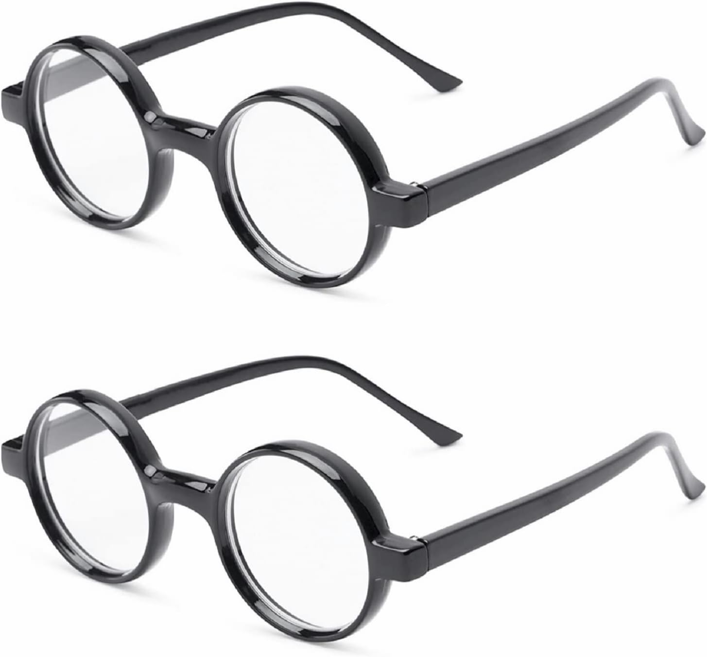 The Wizard, Nerd Style Round Reading Glasses, Totally Round Readers, Black and Brown Tortoise