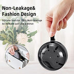Leak Proof Denture Cup Kit Portable Retainer Case Perfect for Travel, Denture Case Container Cleaning Care for Dentures Aligner Mouth Guard with Denture Brush,Strainer, Removal Tool and Mirror