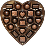 Elmer Chocolate Heart Shaped 9 oz Chocolate Rose Box - With Edible Rose - Perfect for Valentine's Day and Giving to that Special Someone