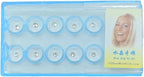 DENTIMICA Dental Tooth Gems Decoration DIY Professional Tooth Crystal Kit Teeth Jewelry for Reflective Teeth Ornament Decor 10Pcs/Box (White)