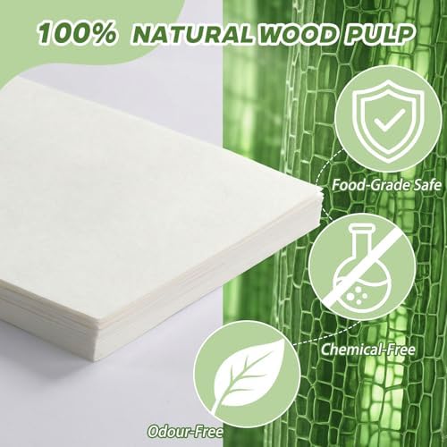 Ultra Absorbent Kitchen Paper Towels,Natural Wood Pulp Strong Absorbent Sheets for Fruits,Vegetables,Seafood,Raw Meat,Quickly Soak Up Moisture and Juices Keep Cleaner and Drier