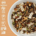 Wildway Keto Granola | Coconut Cashew | Grain-Free, Certified Gluten-Free Cereal | Vegan, Low Carb | No Sugar Added | Paleo-Friendly | Non-GMO Fruit & Nut Clusters | Nutrient-Rich Snack, 8 oz