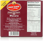 Wagh Bakri Instant Masala Tea | 3 in 1 Sugar+Milk Solids+ Tea | 10 Single Serve Sachets | 140g (4.93 Ounce)
