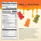 Snak Club Mike’s Hot Honey Bears Gummy Candy, Soft and Chewy Gummy Bears with Sweet Heat, Unique Candy Snacks, 9 oz Family Size Bag