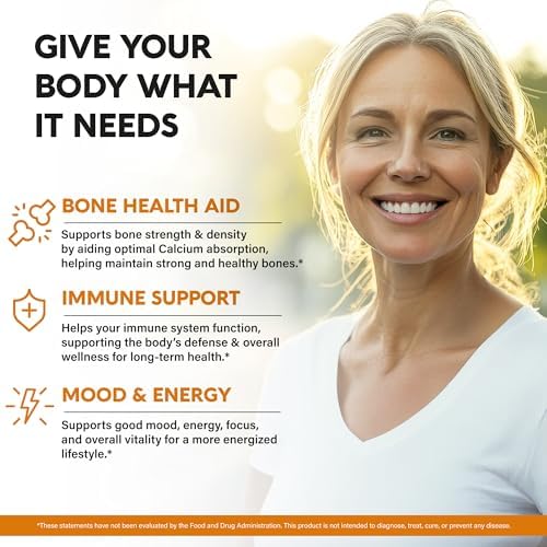 Vitamin D3 K2 USDA Organic Drops - Vitamin D3 10000 IU & K2 as MK-7 120mcg - Immune & Mood Support, Bone & Teeth Health - Sugar-Free Orange Flavor - Liquid Supplement - Made in USA - 2 FL OZ, 60 Days