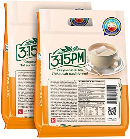 3:15pm Milk Tea - Classic Series - Authentic Bubble Tea (10 teabags) (Original Milk Tea, 30)