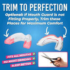 HONEYBULL Anti Grinding Night Guard Set, Custom Molded Mouth Guards for Teeth Grinding, 2 Thicknesses for Light & Heavy Bruxism, Comfortable Fit (6 Pack Mixed)