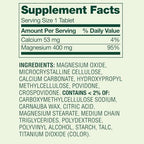 Magnesium Oxide 400mg Supplement for Bone, Muscle & Heart Health – Extra Strength Magnesium Tablets – 250 Count, 8+ Month Supply + Better Idea Sticker with Full Guide Access
